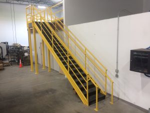 Safety Stairs for Mezzanine