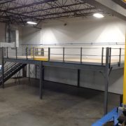 Storage Mezzanine in Manufacturing Area
